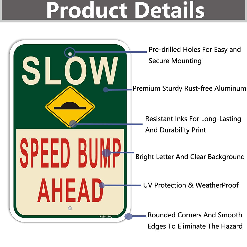 USAストリート看板 SPEED BUMP speed-bumps-graphic-sign-k-