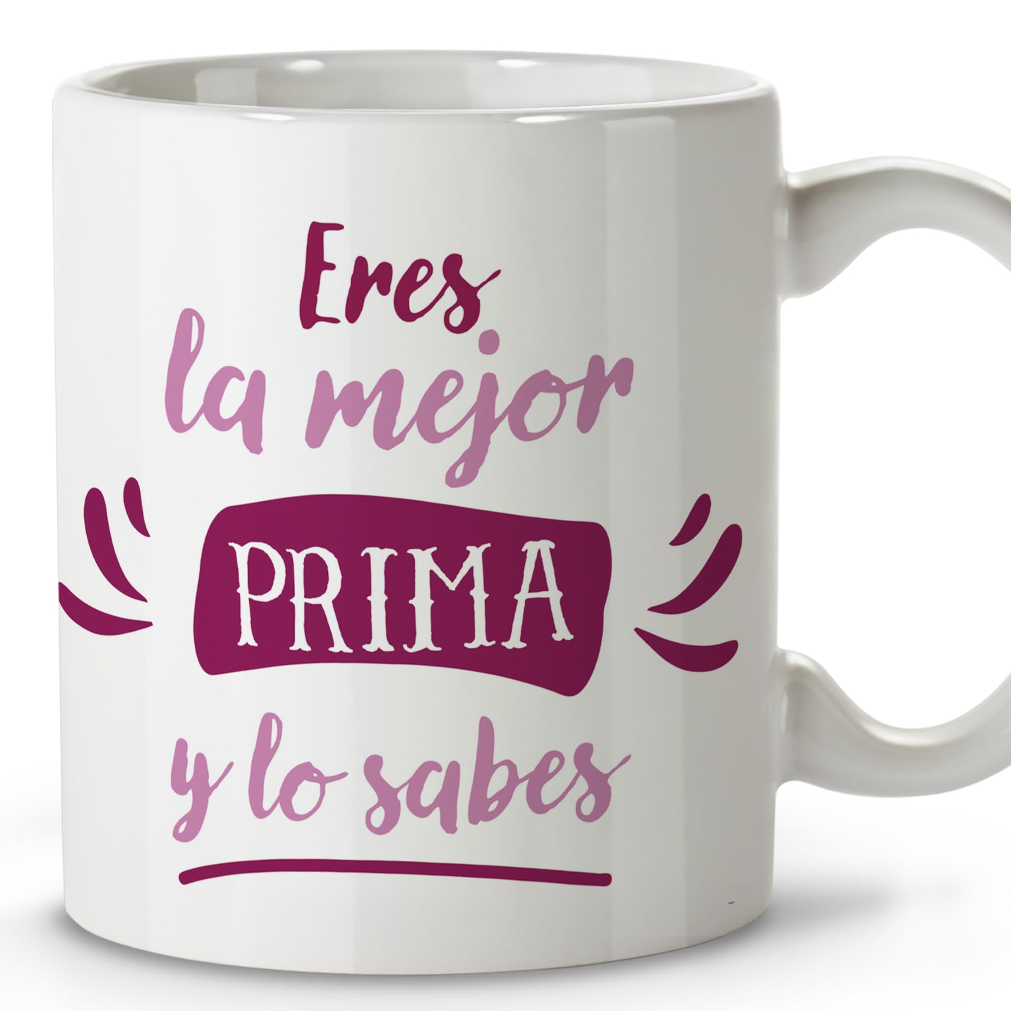 Original Gifts for Women Original Mugs Gift Mug Message Gifts for Cousins Ceramic Mug 11oz, Prima_2