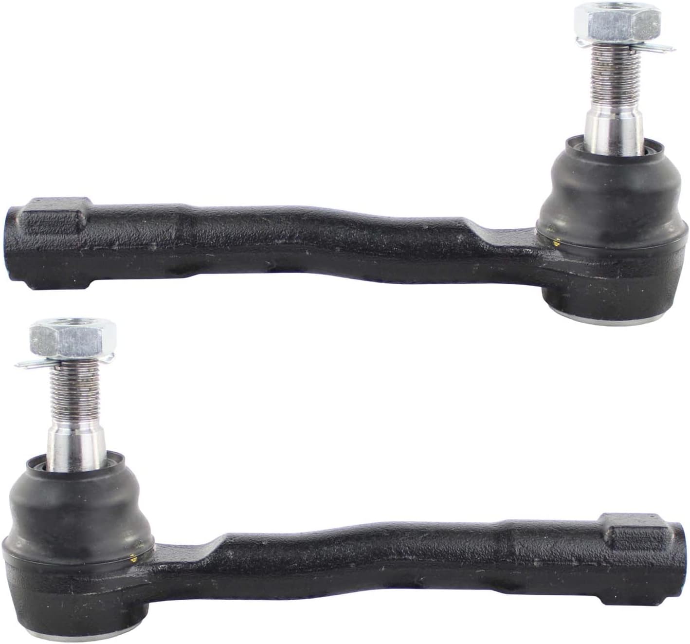 Set of Front Left LH and Right RH Inner Forged Steel Steering Tie Rod Ends Pair (2 Pieces) For Nissan NV1500, NV2500 Titan XD