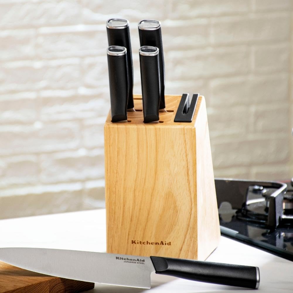 KitchenAid KE5PSTANOBG, 5-Piece Japanese Steel Knife Set with