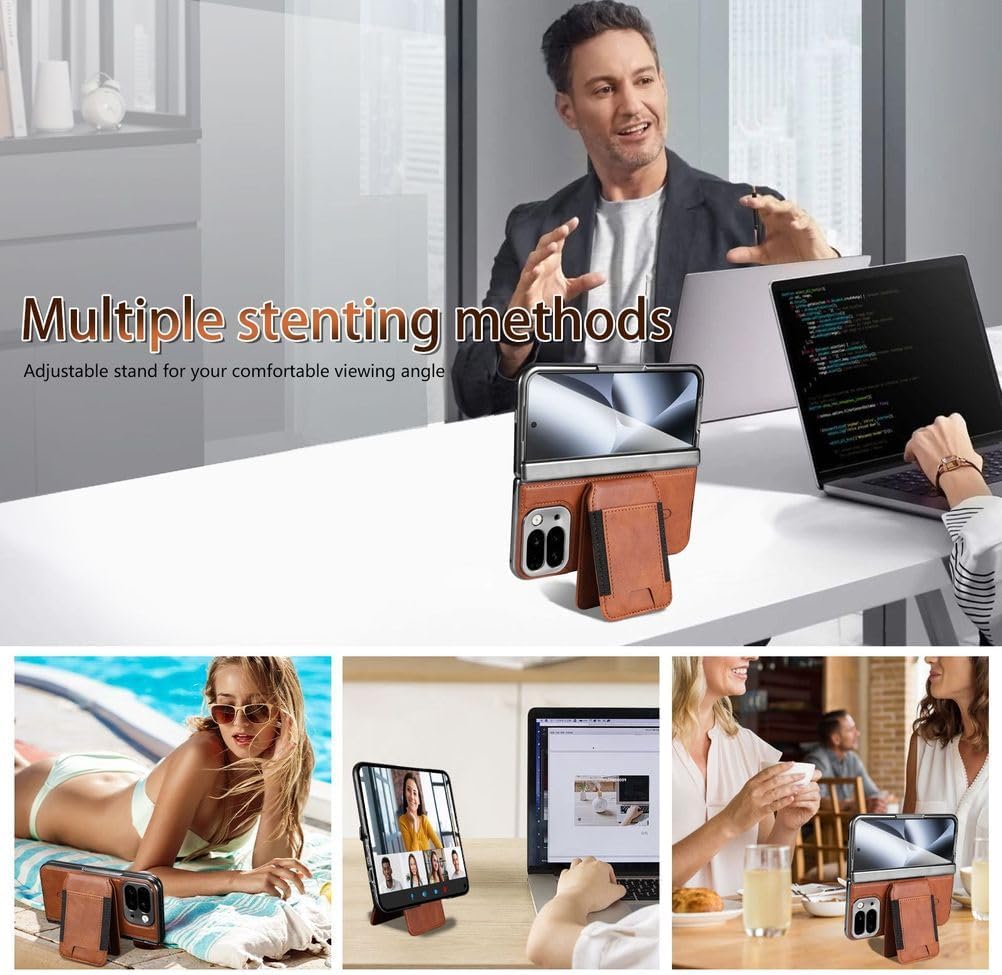 YUANSHXM-Hinge Case for Google Pixel 10  Pro Fold,Heavy Duty Protection Wallet Detachable Magnetic Suction Leather Cover Built-in Screen Protector Shockproof Shell (10  Pro Fold,Black)