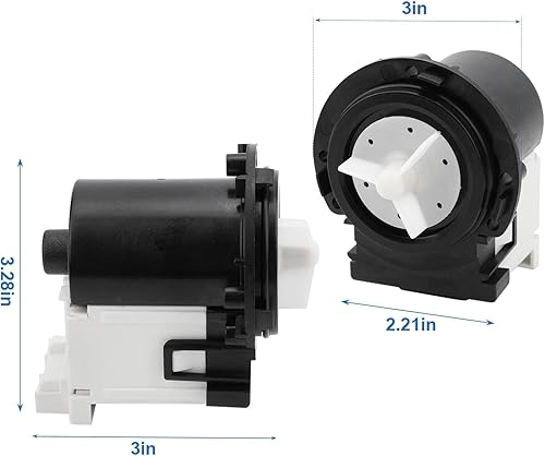 Miniatura 2 de JMREEJP - Motor de bomba de drenaje para lavadora 4681EA2001T, resistente y duradero, ajuste exacto para arandelas LG o Kenmore, sustituye a