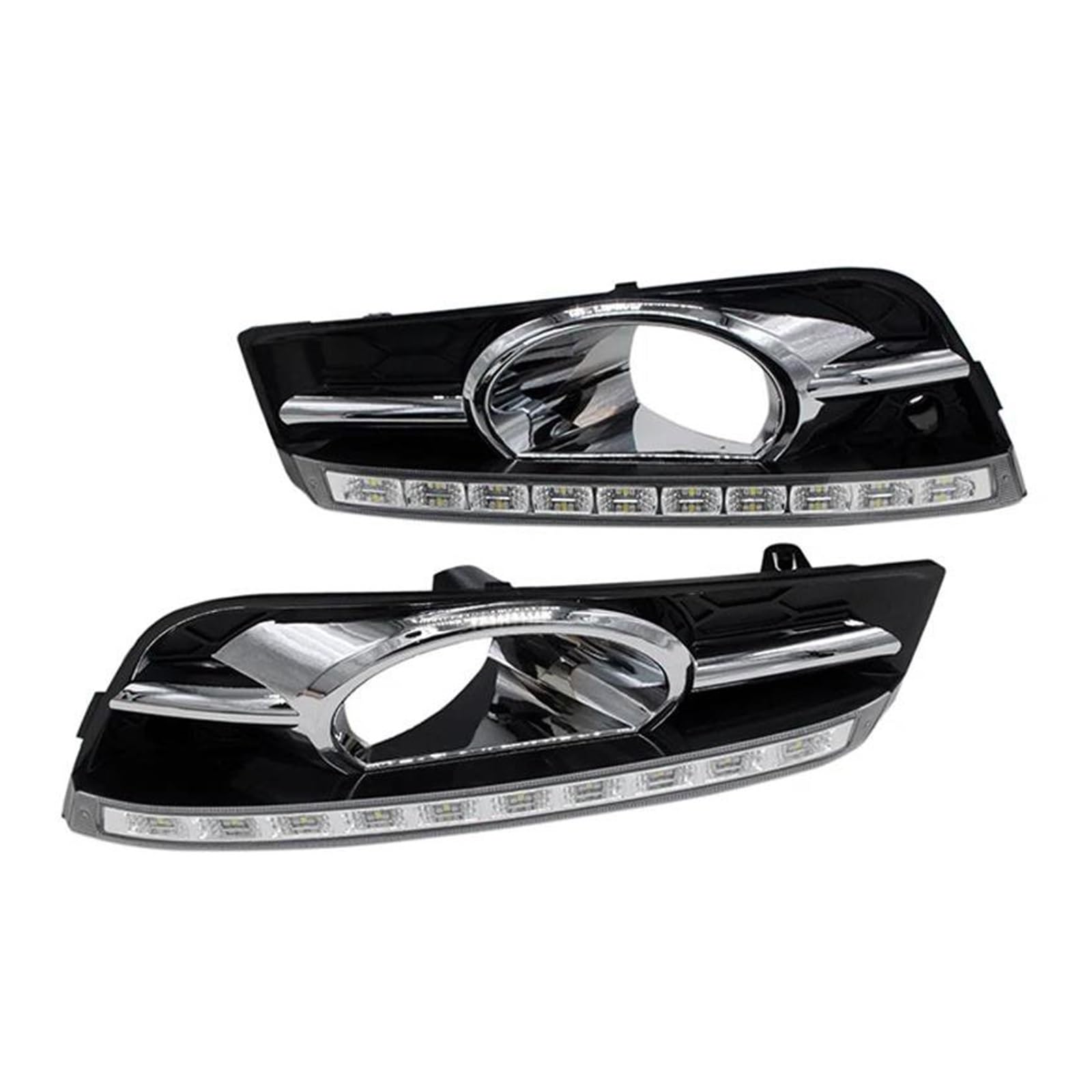 Car Turn Signal Lights for Chevrolet for Cruze 2009 2010 2011 2012 Car Daytime Running Light with Fog Lamp Hole Turn Signal Dimmed Light DRL Blinker Lights