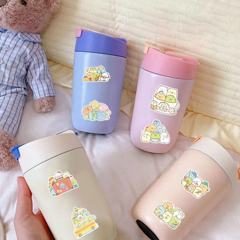 Amazon.co.jp: 100枚forすみっこぐらし ステッカーセットかわいい for 