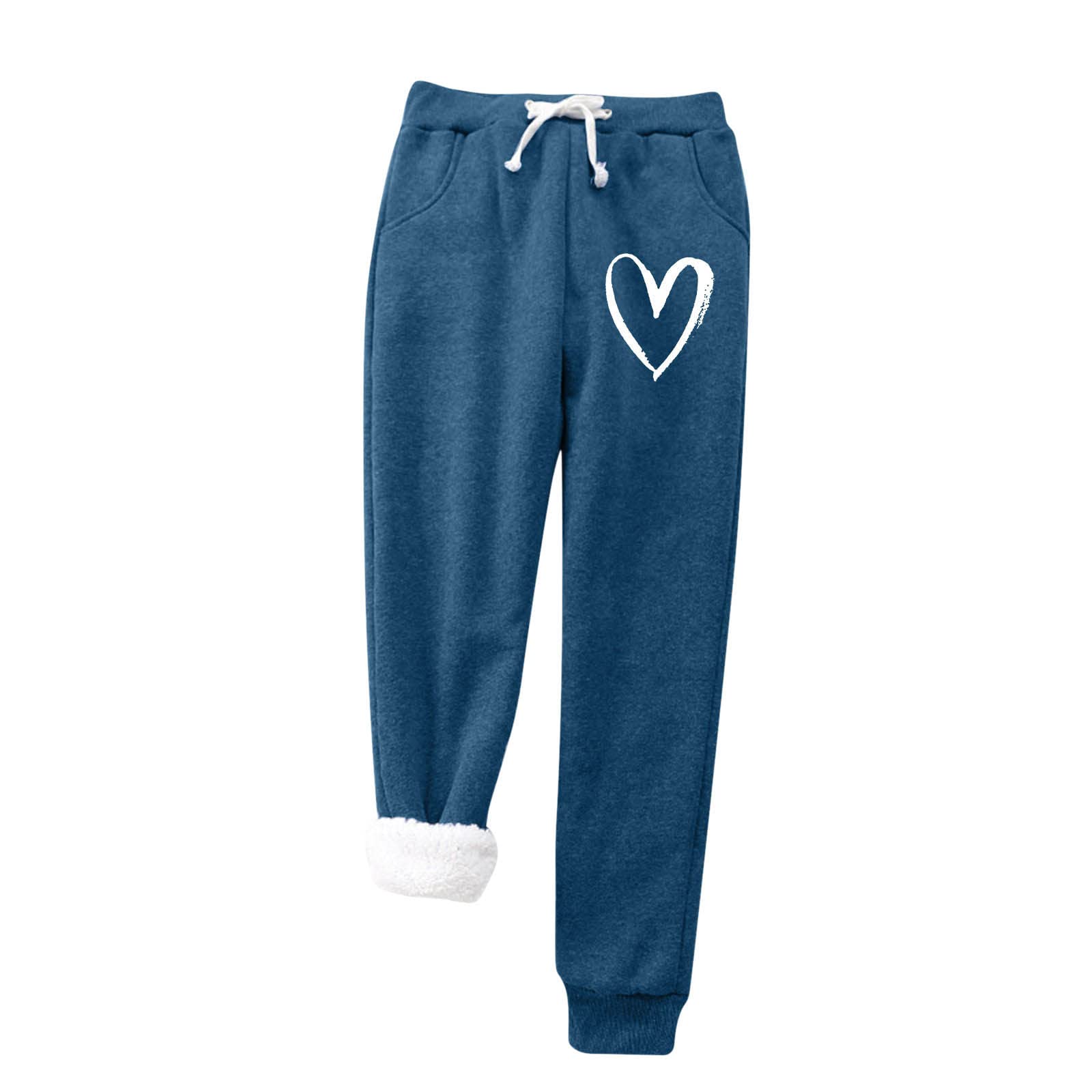 Ipletix Pantaloni Termici Donna Foderati In Pile: Morbidi, Caldi, Con Tasche E Coulisse - Jogging Invernale - 3