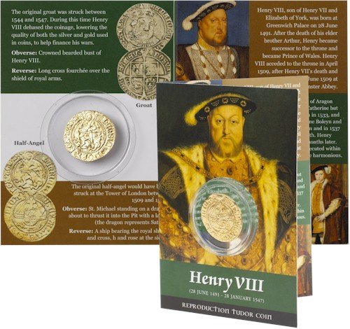 Henry VIII Coin Pack - Half Angel
