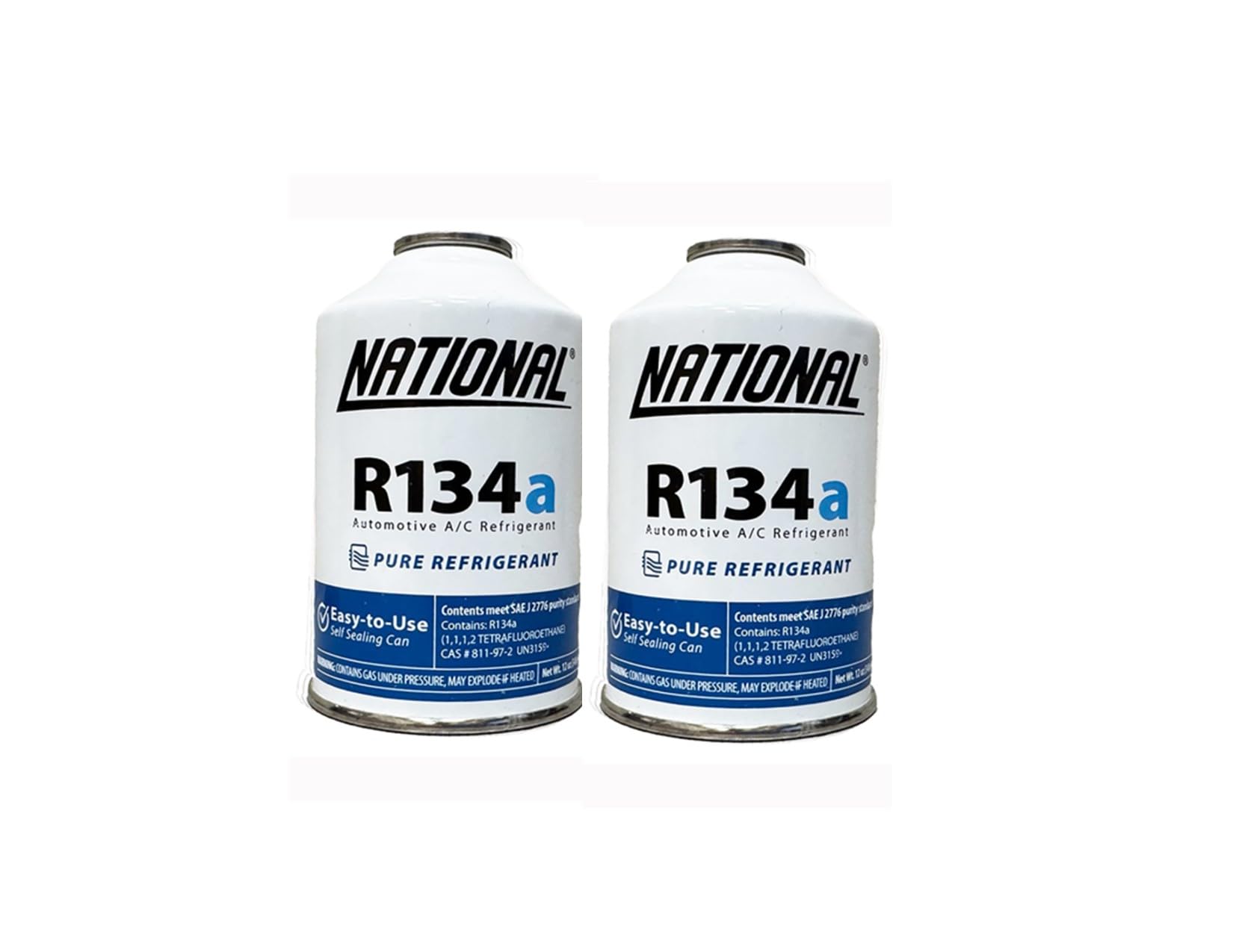 R134a Industrial Replacement | 12oz Can with Piercing Valve for AC Recharging (2 Cans)