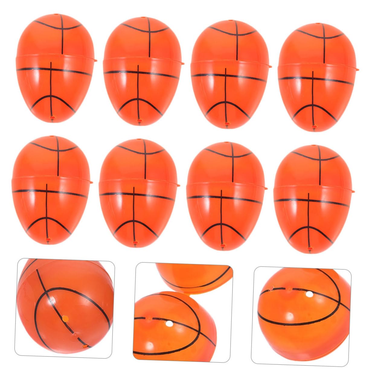MAGICLULU 5 Set di Cestini A Tema Pasquale Uova Riempibili Bomboniere in Plastica per Feste Decorazioni Pasquali 12 Pezzi * 5