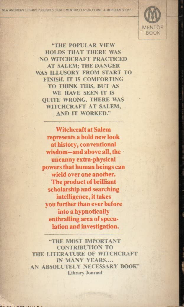 Witchcraft at Salem