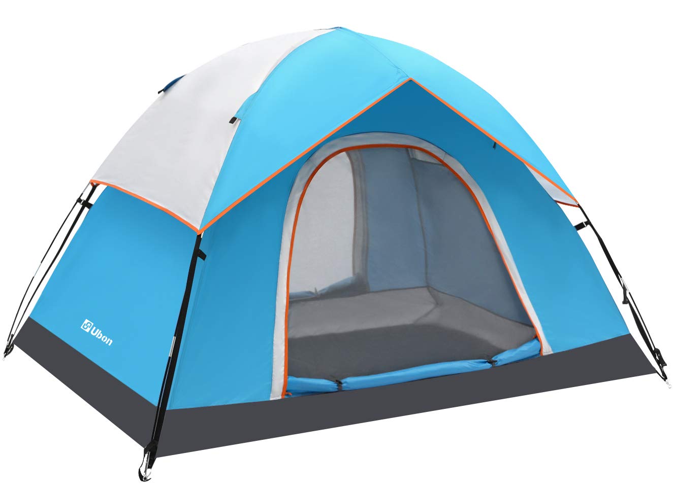 Buy Ubon 2 Person Camping Tent 2 Doors Large Tents for Families Group