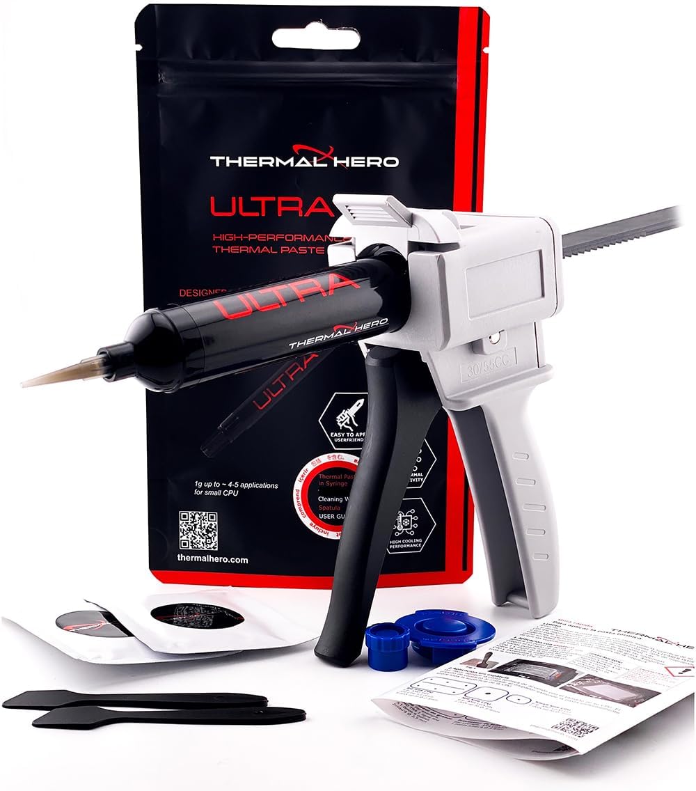 Ultra Thermal Paste with Paste Gun Applicator, 50g