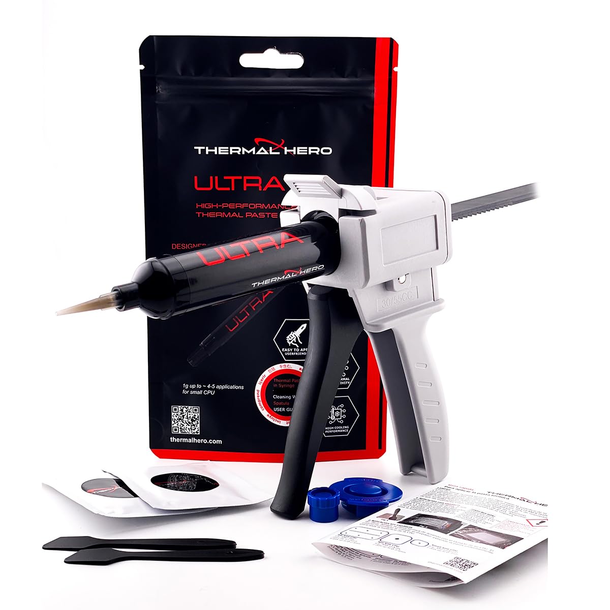 Ultra Thermal Paste with Paste Gun Applicator, 50g