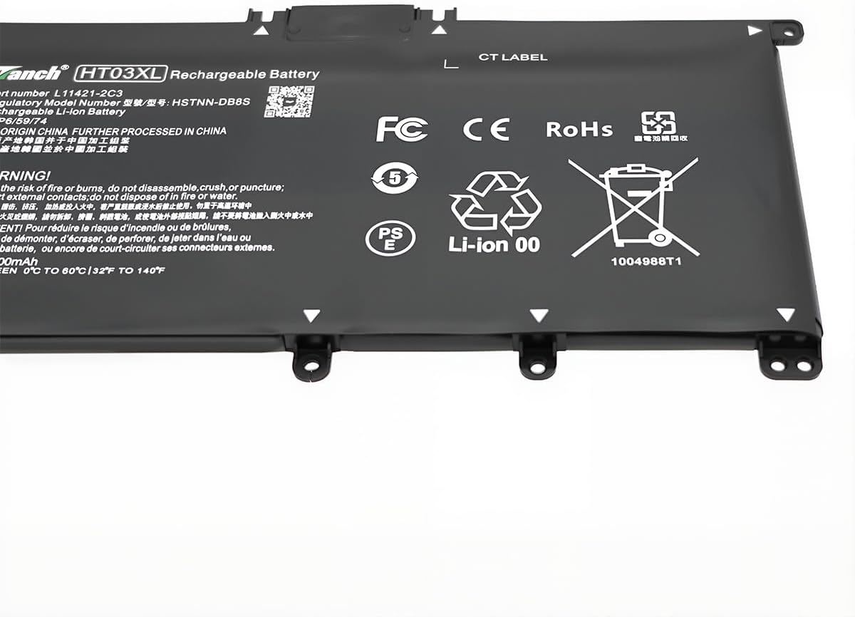 Genuine Battery HT03XL L11421-542 L11421-422 L11119-855 L11421-2C2 920070-855 920046-421 HT03041XL HSTNN-LB8M HSTNN-DB8R Replacement for Hp Pavillion X360 14m-dh0001 dx 15-dw0043dx 14-dq0011dx 250 G7