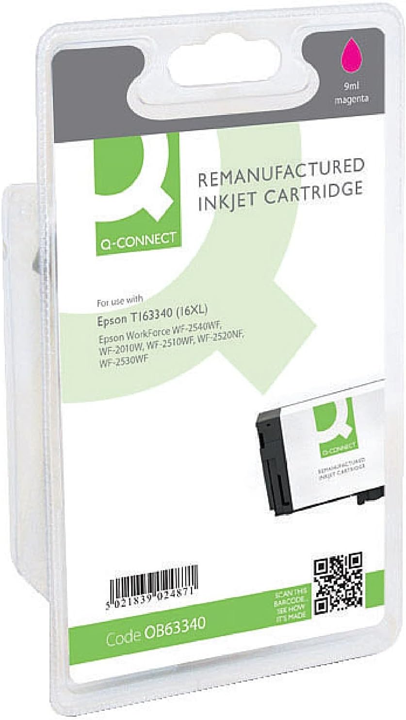 Q-Connect Epson 16XL Remanufactured Magenta Inkjet Cartridge High Yield