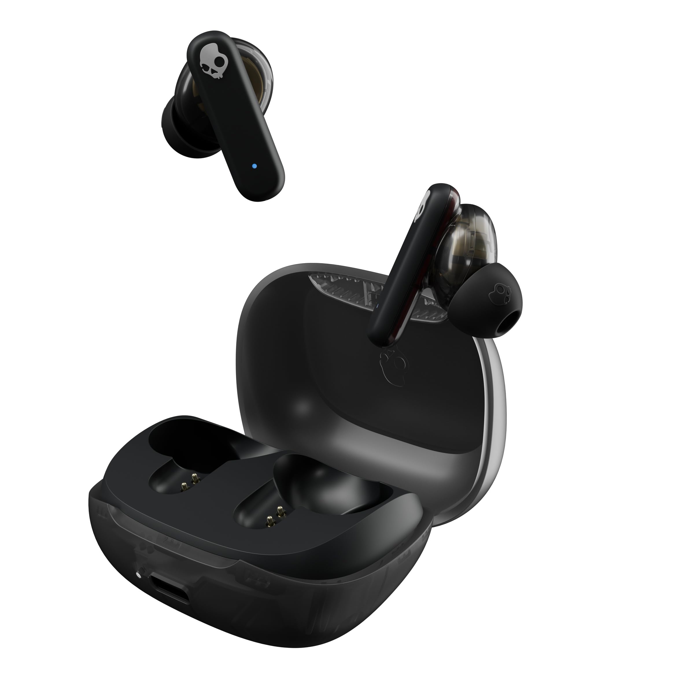 Skullcandy Smokin Buds in-Ear Wireless Earbuds, 20 Hr Battery, Use Either Bud Solo,Rapid Charge, Microphone, Works with iPhone Android and Bluetooth Devices - Midnight Smoke (B0DDPYSSQL) Amazon Price History, Amazon Price Tracker