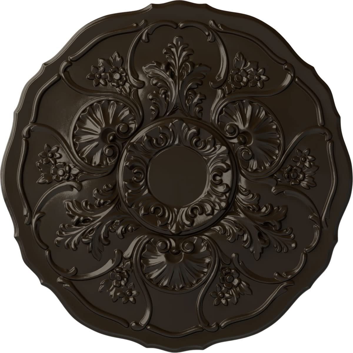 Ekena Millwork CM22CNSHF Cornelia Ceiling Medallion, Stone Hearth