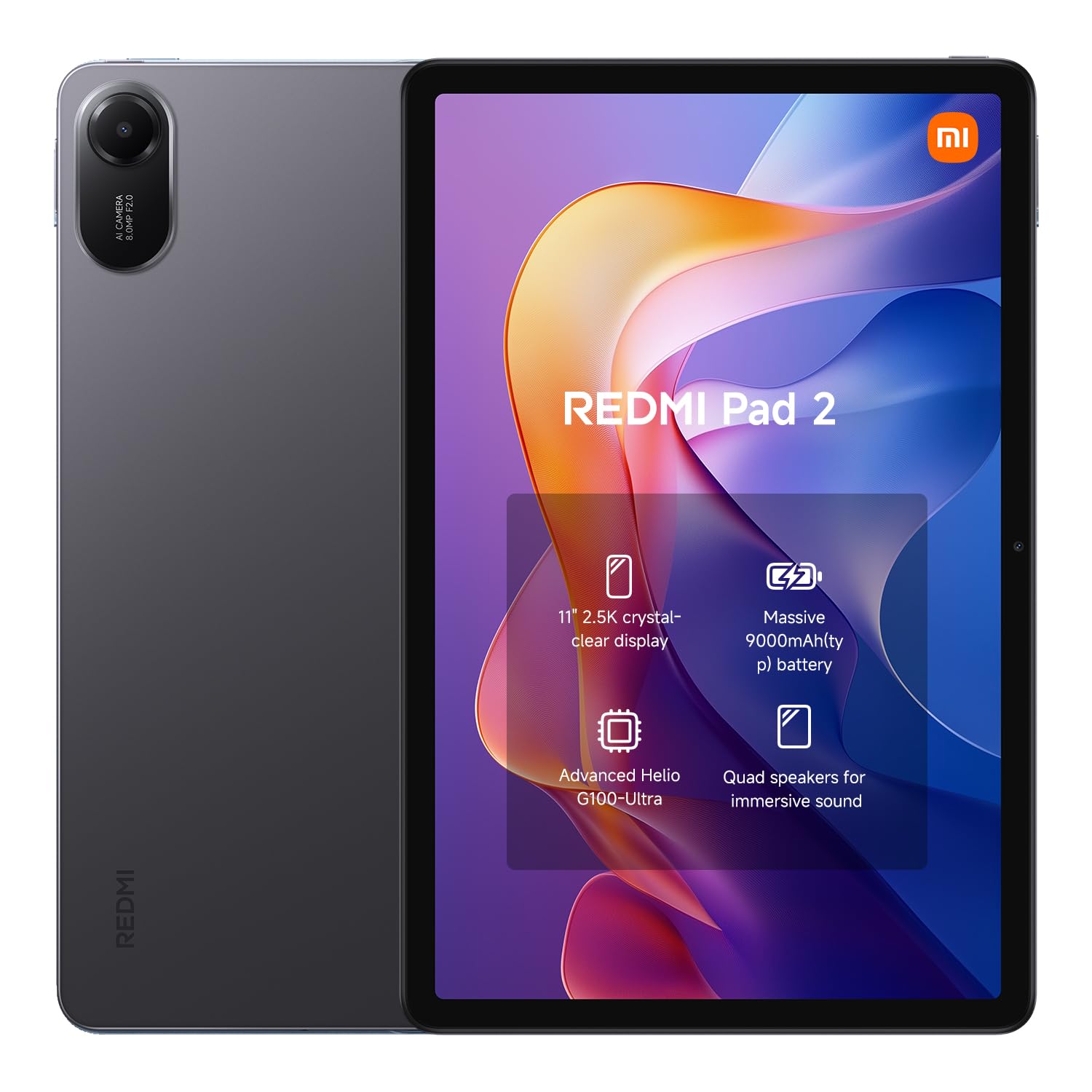 XIAOMI Redmi Pad 2, 8+256GB, Gray, 11