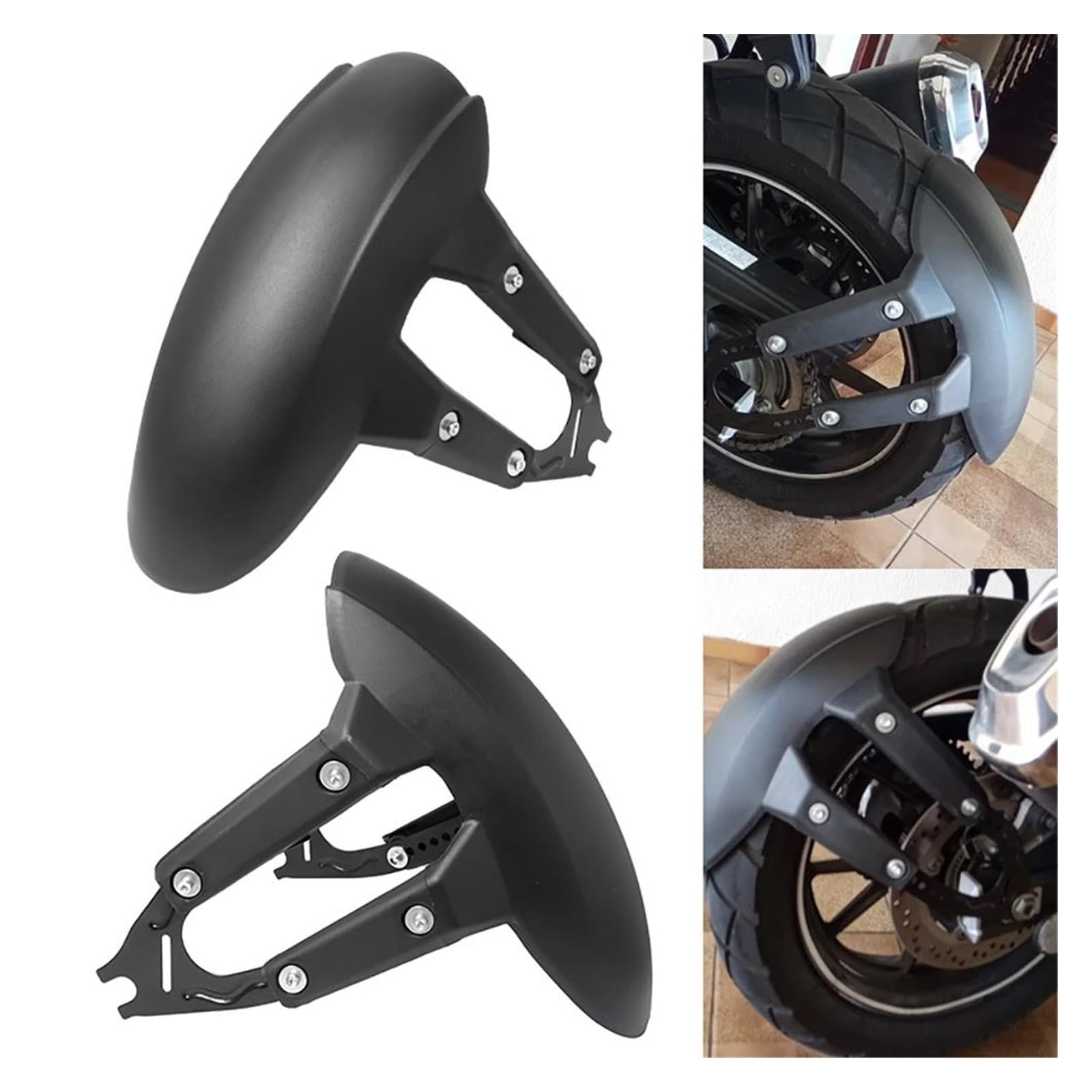 Parafango Parafango Moto Nero Parafango Posteriore Ruota Paraspruzzi Parafango Moto Per GS125 Per GN125 Copertura Parafango