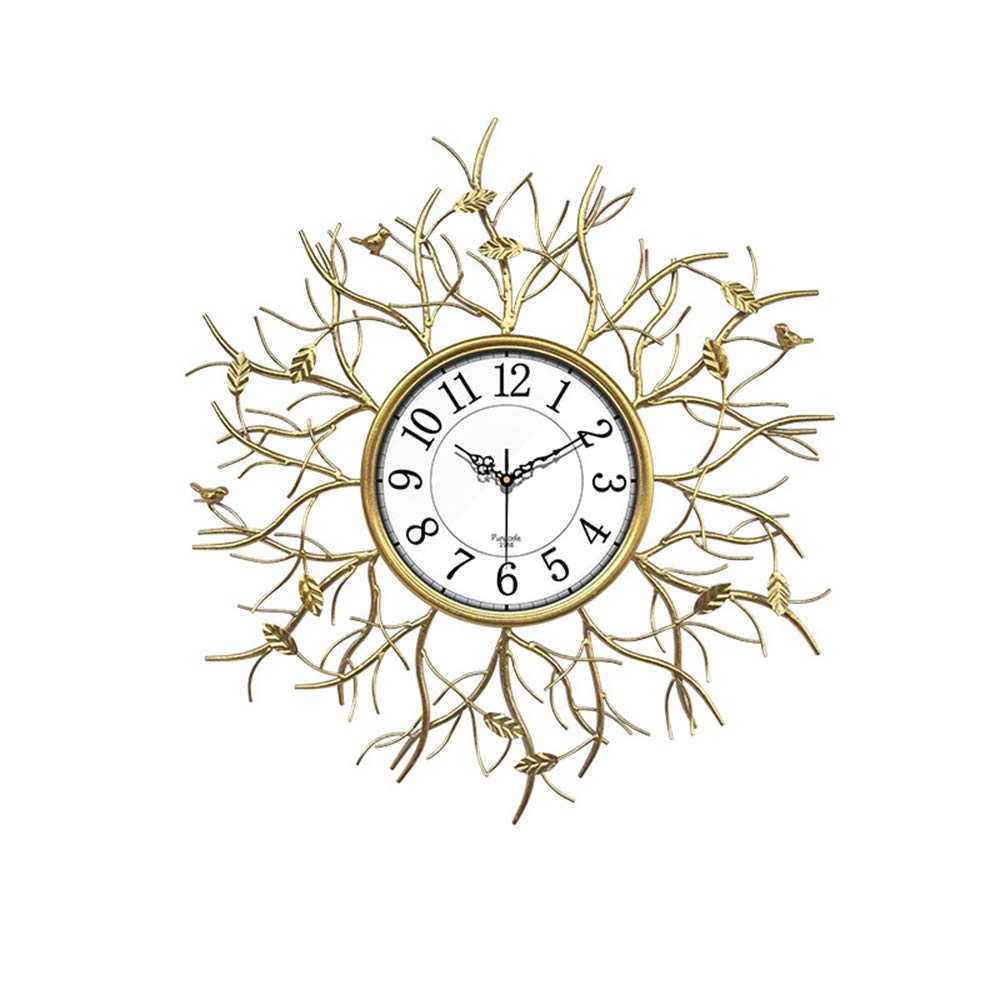 Modern Art Wall Clock, Light Extravagant postmodern Clock Iron