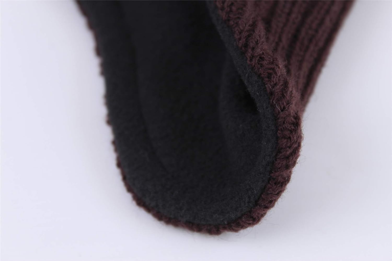 Connectyle Men's Knit Winter Hat with Ear Flaps Fleece Lined Beanie Warm Knitted Skull Cap Beanies Watch Hat - Image 5