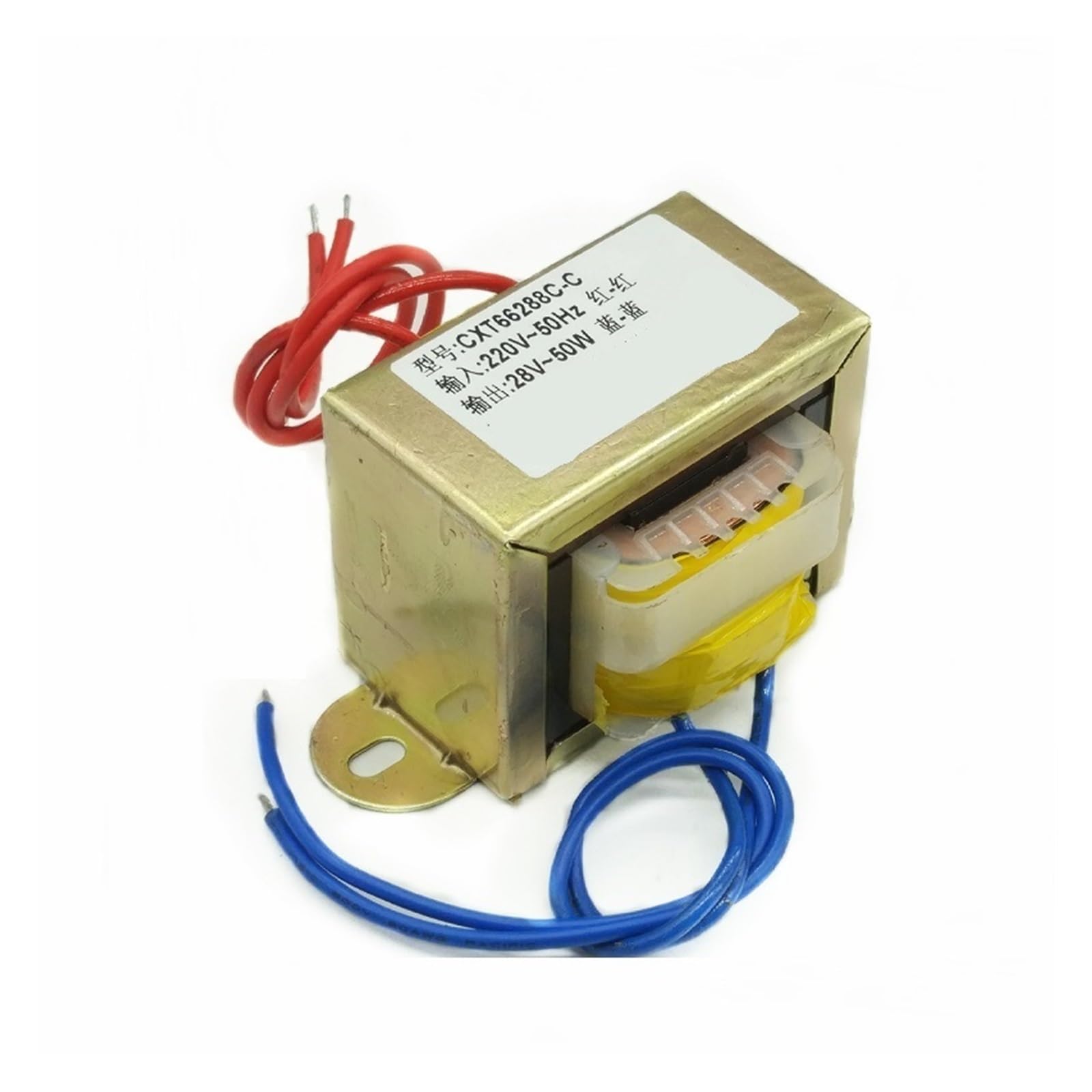 Transformateur AC28V EI66 50W pour éliminer les interférences et baisses de tension