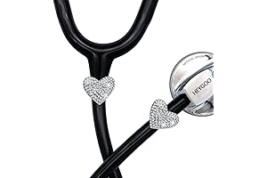 Littman Nurse Essential Supplies: Pack of 2 Heart Stethoscope Charms, Personalized Nurse...