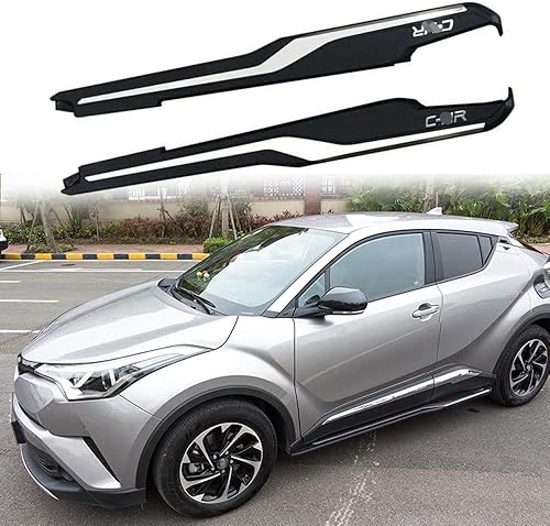 2 piezas para Toyota CHR C-HR 2017 2018 2019 2020 Estribos laterales fijos Estribos Nerf Barras Protector