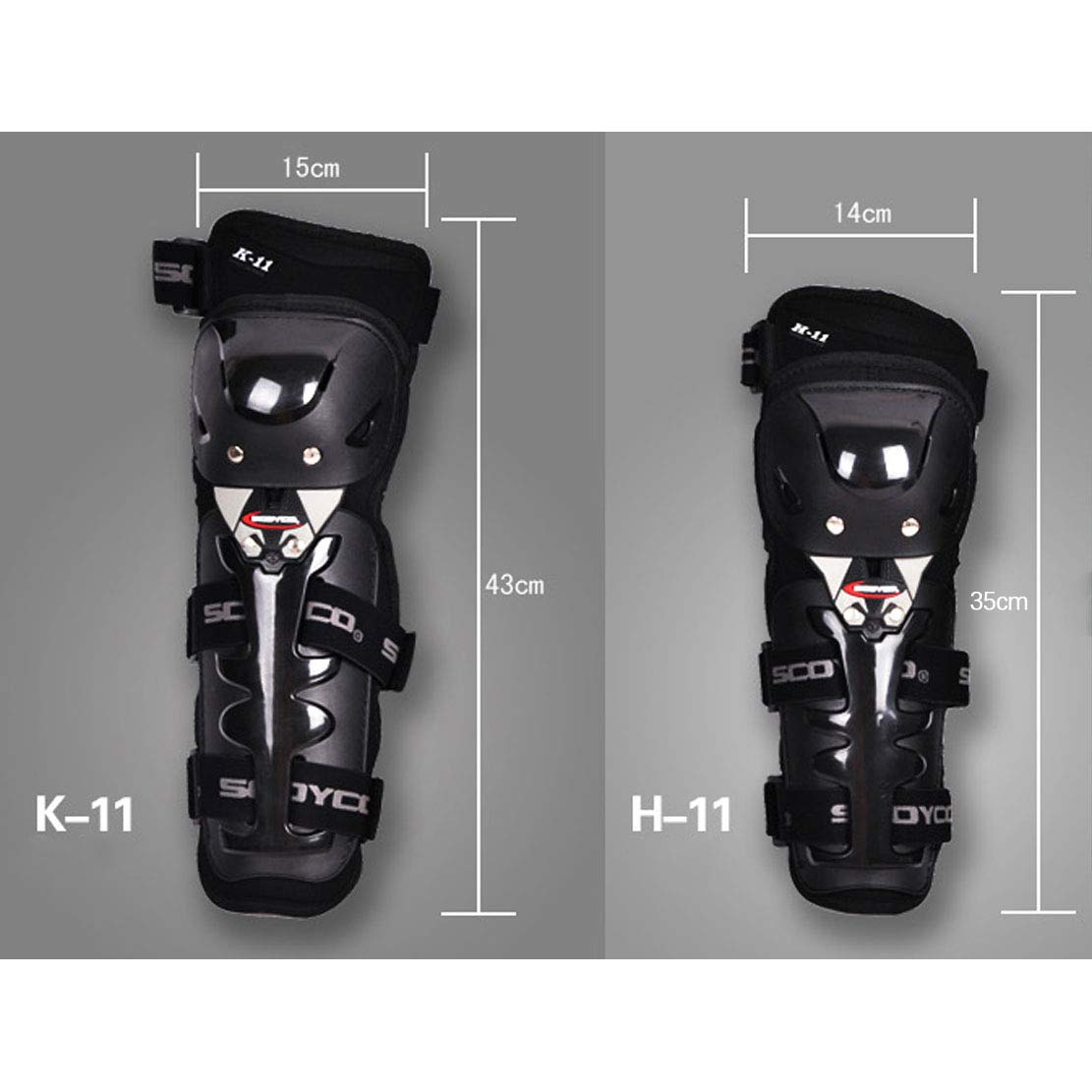 AKT 4 PCS Ginocchiere per Moto Supporto per Gomito Protezione del Gomito e del Ginocchio Equipaggiamento Protettivo da Sci Ciclismo da Competizione