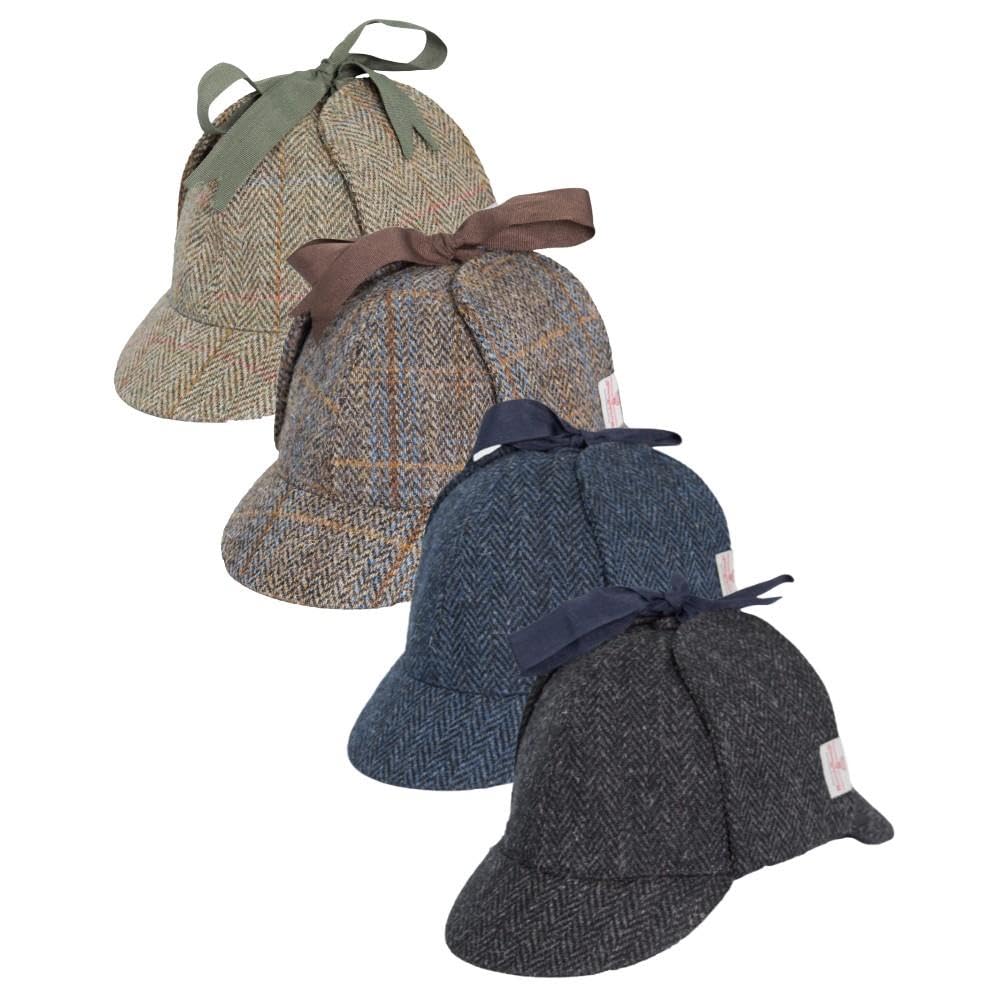 WALKER AND HAWKES - Cappello Harris Tweed Watson Deerstalker