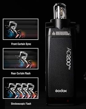 Godox AD200 Pro 200Ws TTL HSS Pocket Flash Strobe Monolight