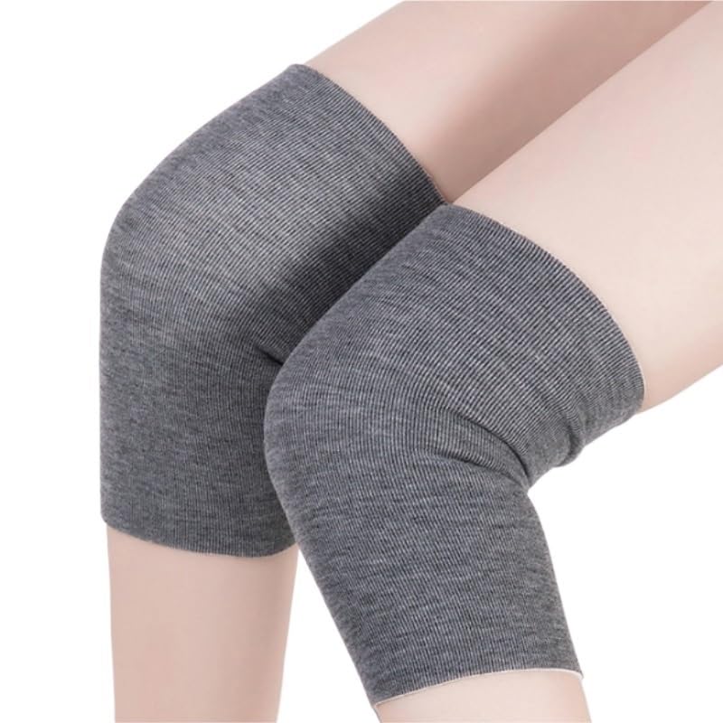 Lambskin Thick Knee Protection Winter Warmers for Both Men Women with Anti Slip Properties