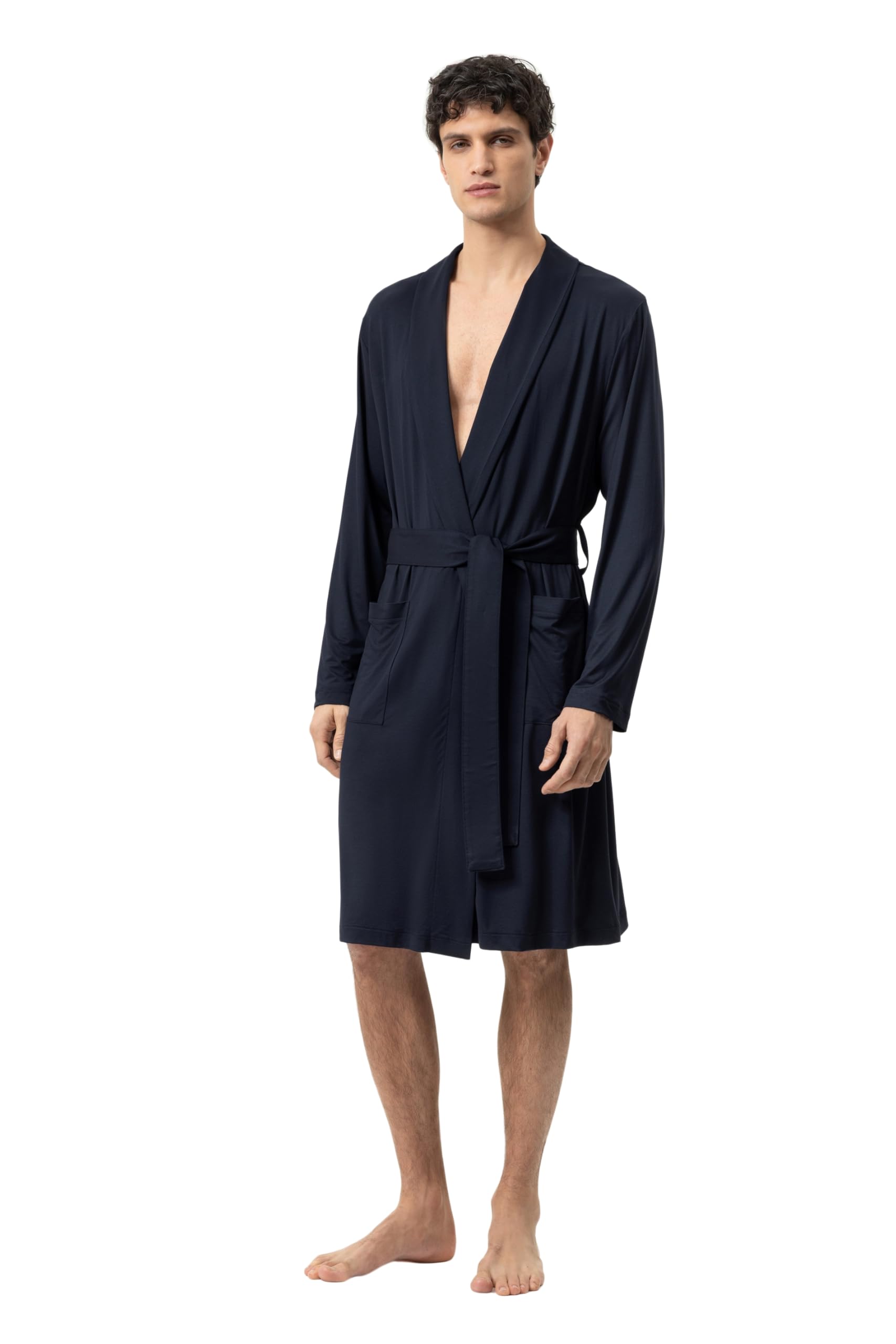 Mey Nachtwäsche Serie Iconic Nightshift Herren Morgenmantel