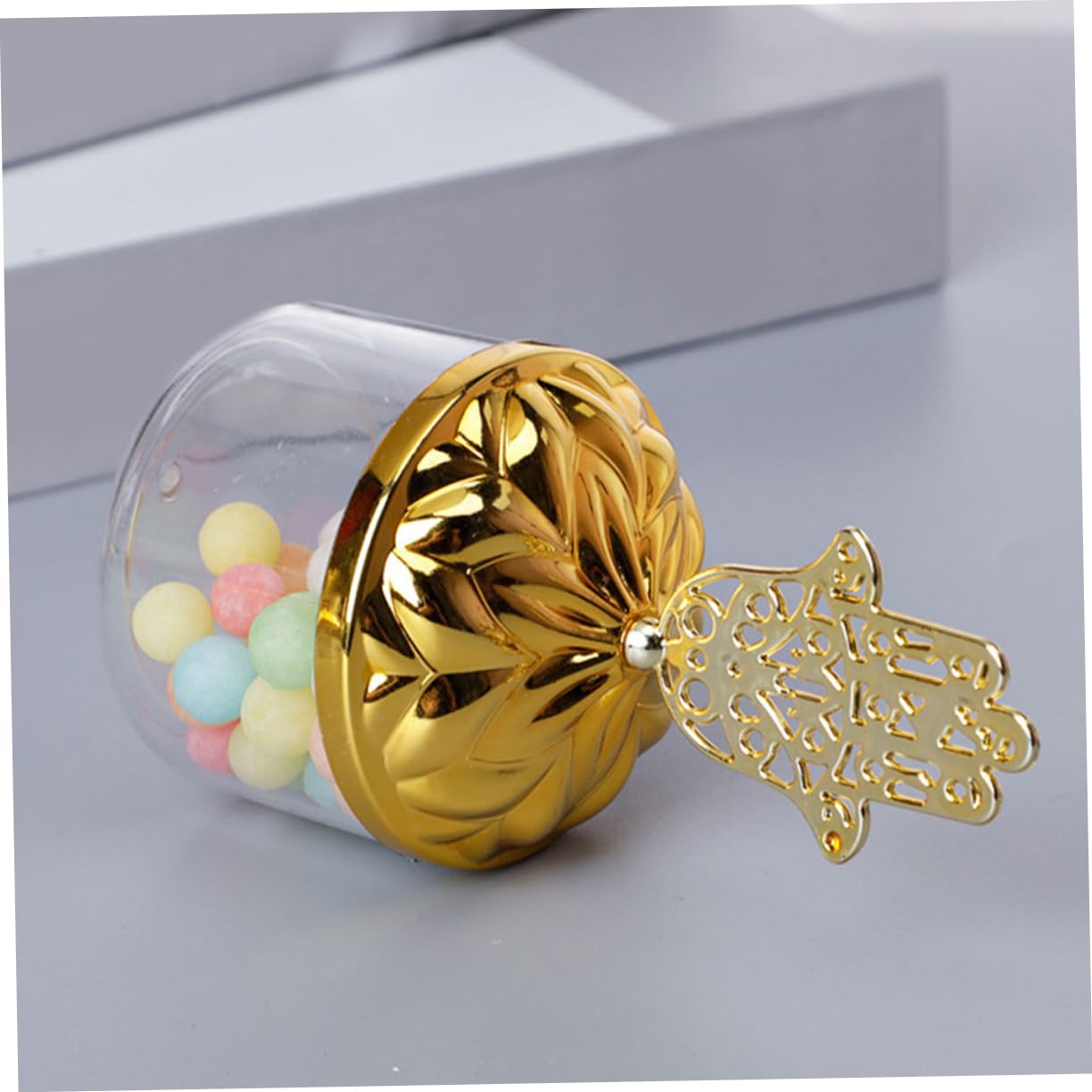 24 Transparente Geschenkboxen für Hochzeit mit Deckel | Wiederverwendbarer Kunststoff, Elegante Form für Feiern und Partys, auch Pralinenschachtel Nutzbar