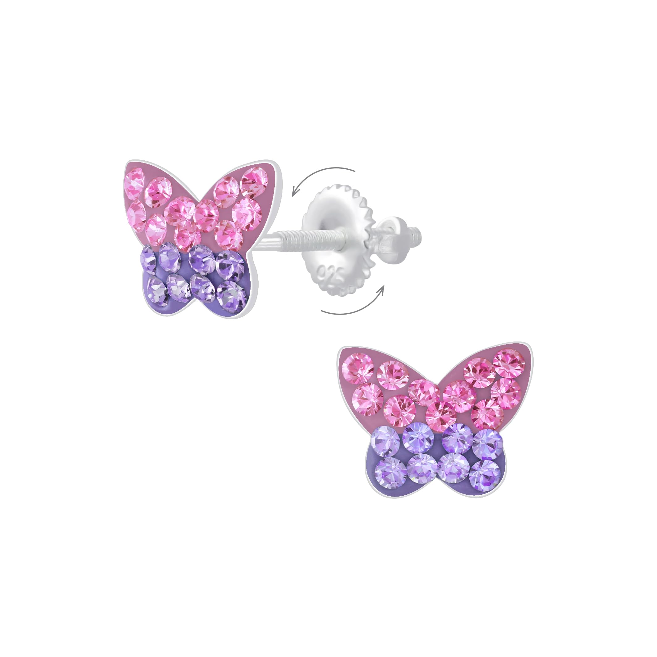 See full amazon price history chart for Aww So Cute 925-92.5 Sterling Silver Cute Butterfly Screw Back Stud Earrings for Babies, Girls, Kids & Women Pure Silver (ER2271) Aww So Cute 925-92.5 Sterling Silver Cute Butterfly Screw Back Stud Earrings for Babies, Girls, Kids & Women Pure Silver (ER2271) (B0CCJ399HN) Amazon Price History, Amazon Price Tracker