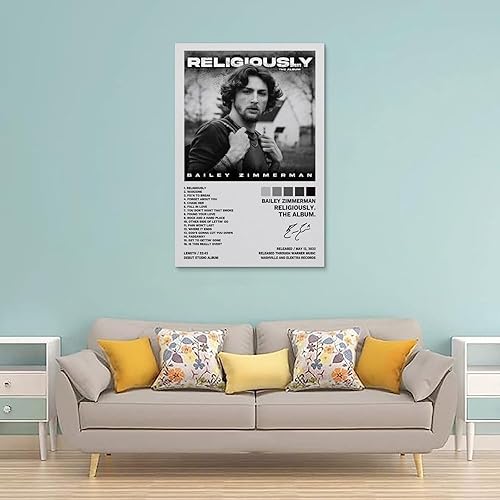 Miniatura 2 de Póster de Bailey de Zimmerman Religiously. The Album. Póster decorativo para pared, lienzo, impresión artística moderna, para dormitorio, decoración