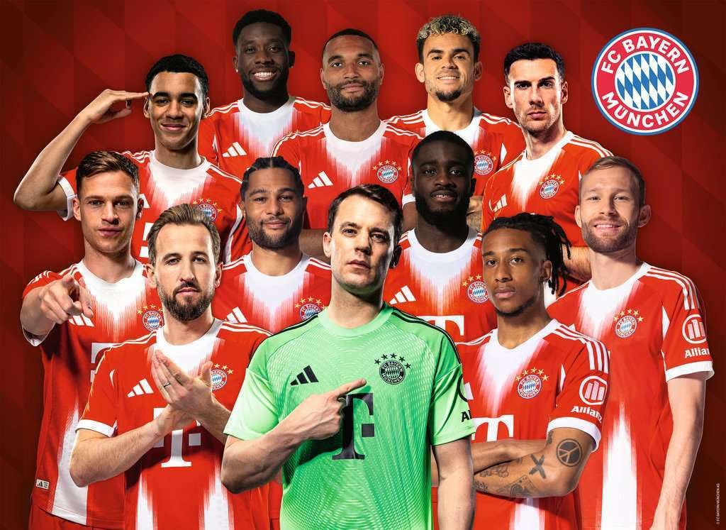 Ravensburger Children's Puzzle - 12004146 FC Bayern Munich Season