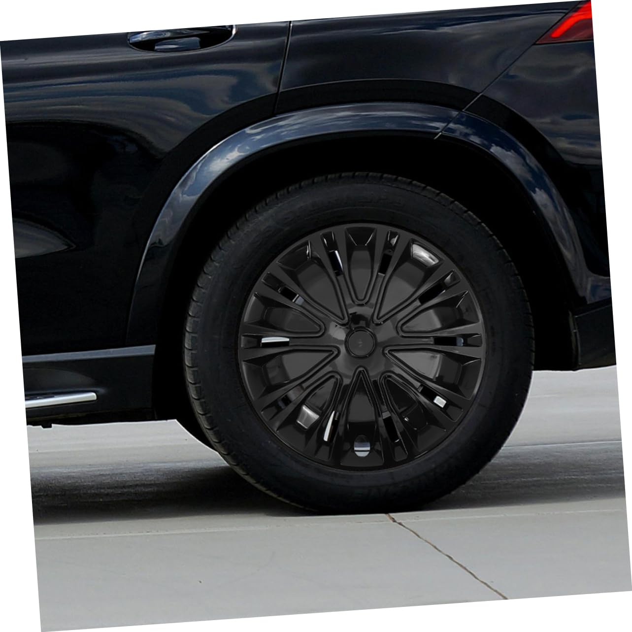 Cache-moyeux Automobiles 15 Pouces en PP Noir, Protection et Pose Facile