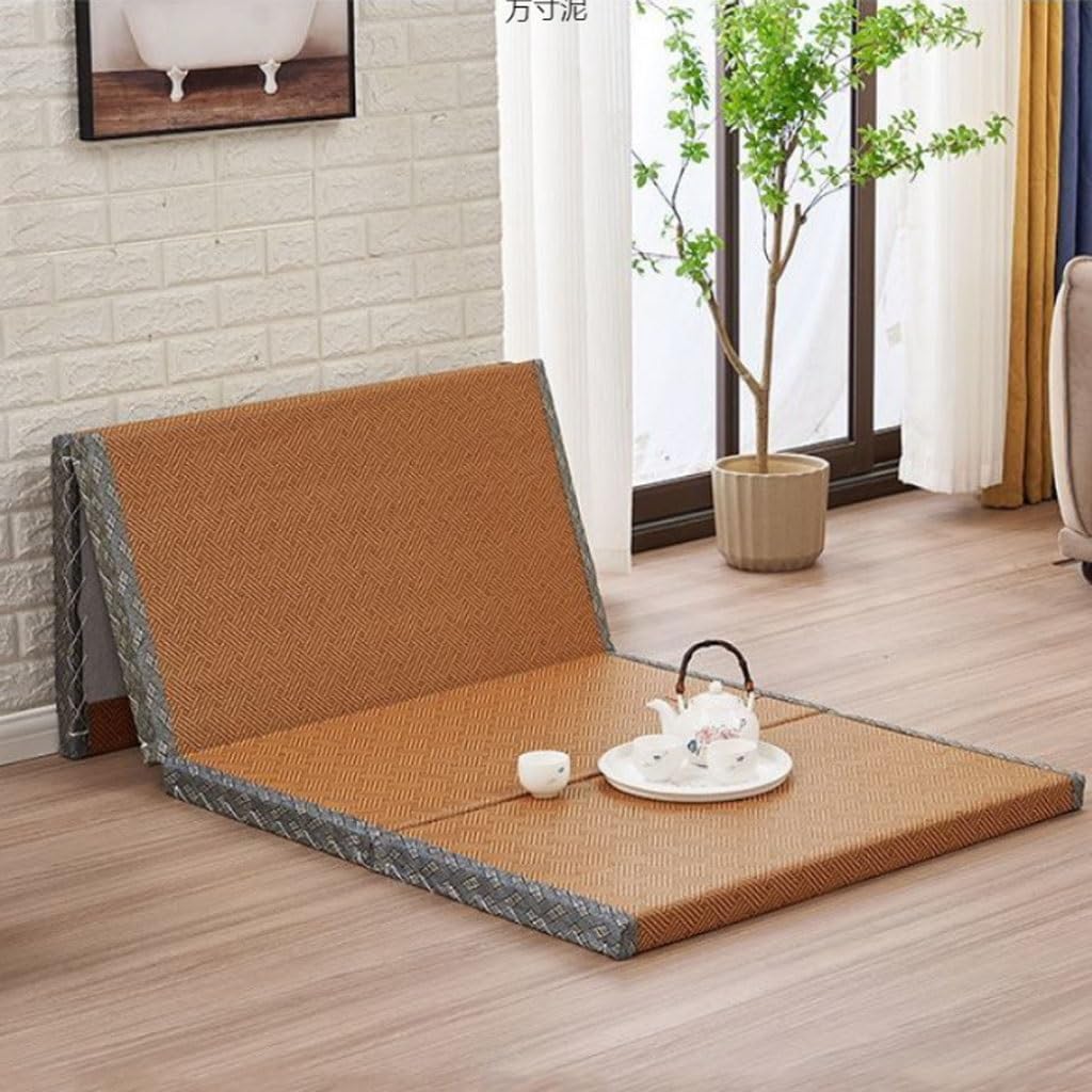 Materassino futon pieghevole in fibra di cocco per meditazione, yoga, sala zen