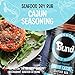 Kitchen Crafted - BLND Bayou Catch Cajun Seasoning, Traditional Louisiana Spices, Gluten-Free for Cooking, Non GMO Fish seasoning and Cooking Spices, 8.8 oz