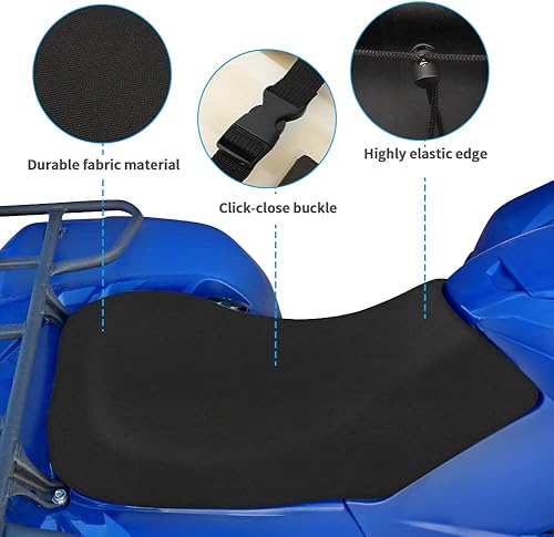 Miniatura 5 de Fundas de asiento de ATV universales resistentes al agua para deportistas Rancher Foreman Scrambler Kodiak Polaris Scrambler, etc