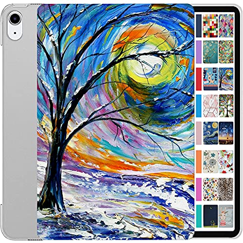 Image of DuraSafe Cases for iPad PRO 11 Inch 1 Generation [ PRO 11 1st 2018 ] A1980 A1934 A2013 A1979 MTXN2HN /A MTXP2HN /A MTXR2HN /A Printed Slim Hard Shell Protective Stand Cover - Color Emblem