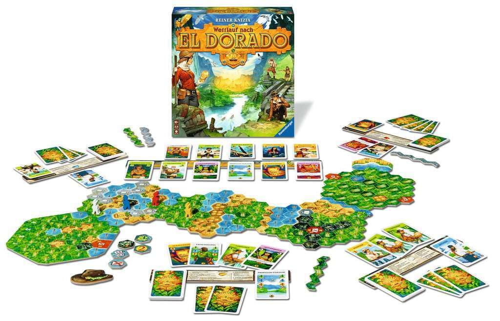 Ravensburger 27457 - Race to El Dorado, gioco di strategia, gioco per adulti e bambini dai 10 anni in su - gioco tattico adatto a 2-4 giocatori