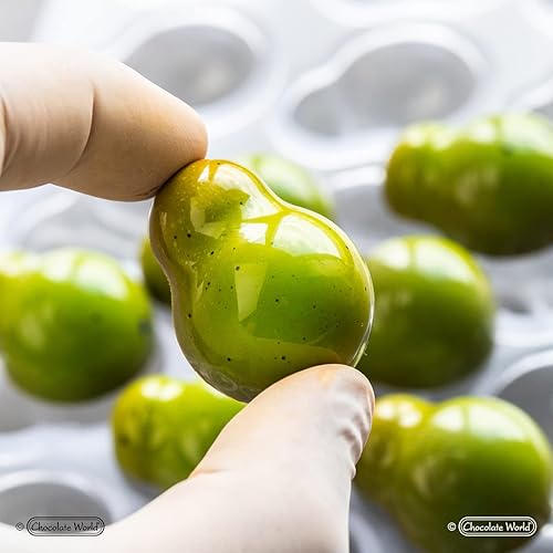 Miniatura 2 de 1921 Andrey Dubovik - Molde de policarbonato para caramelo con 21 cavidades de iglú de 1.437 in x 1.083 in x 0.650 in de alto