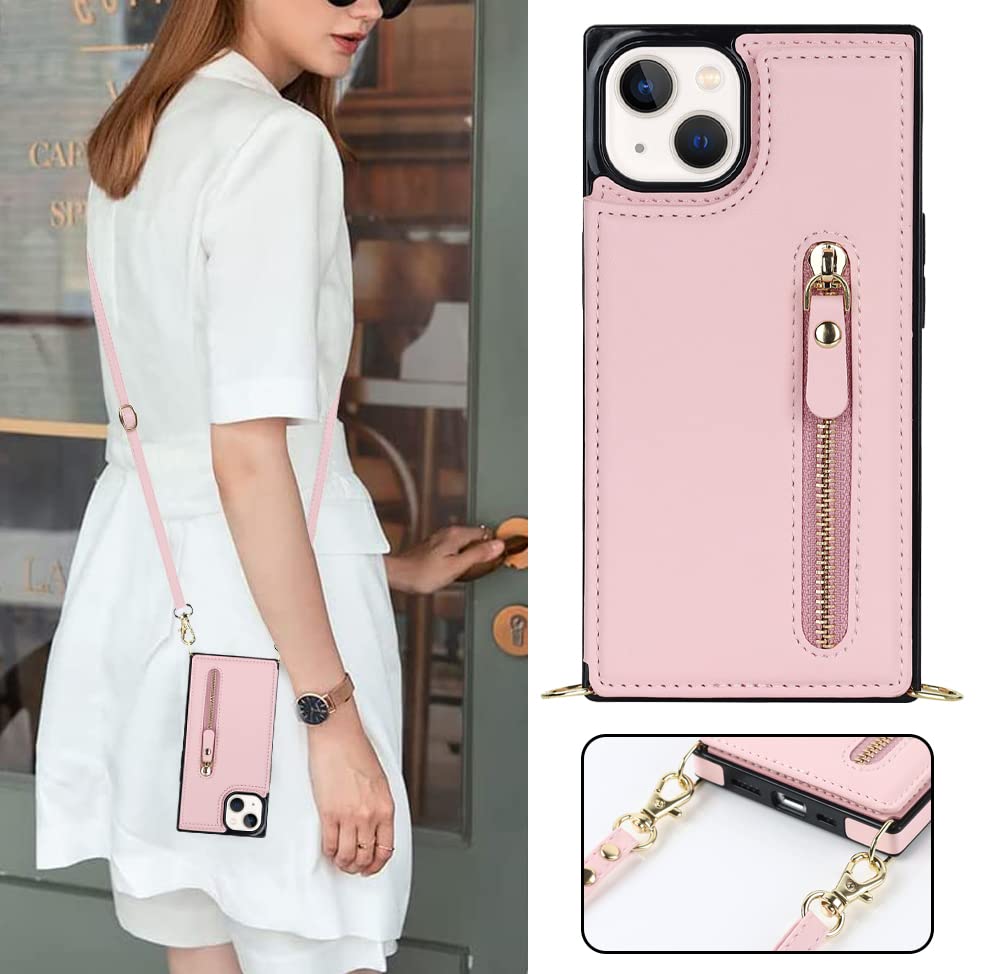 Custodia Portafoglio A Libro In Pelle Per IPhone 14 Pro 6.1 Pollici, Cover Flip Con Slot Per Schede E Cavalletto, Motivo Pizzo Colorato, Design Magnetico