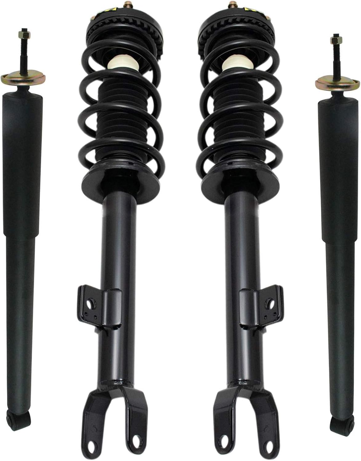 TRQ Front and Rear Complete Strut Assembly & Shock Absorber Kit Complete Strut & Coil Spring Assembly Compatible with 2011-2019 Chrysler 300