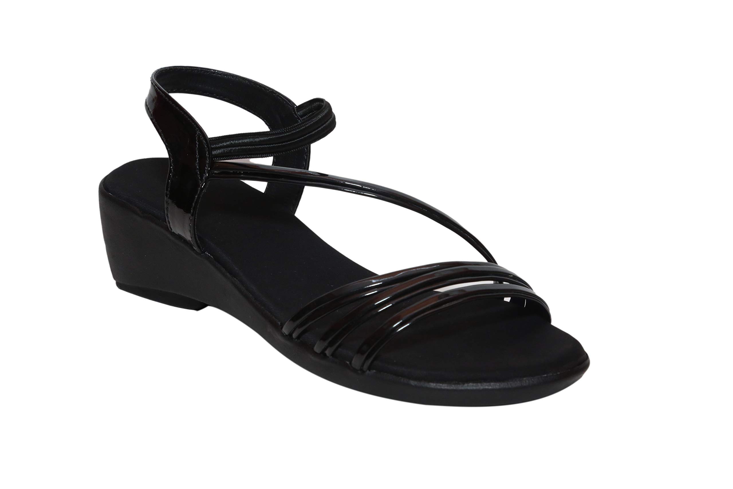 LUVFEET Casual Sandal For Womens (Black, numeric_8) (B0B2DMVBT8) Amazon Price History, Amazon Price Tracker