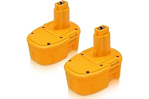 Reliable Power Boost: 2Packs 14.4 Volt 3600mAh Replacement Battery for Dewalt Power Tools