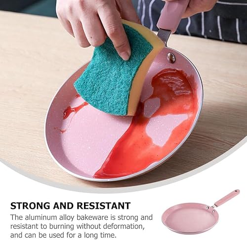 Miniatura 9 de Sartén de aluminio de 6 pulgadas con revestimiento antiadherente, sartén para tortilla, sartén para uso doméstico y profesional