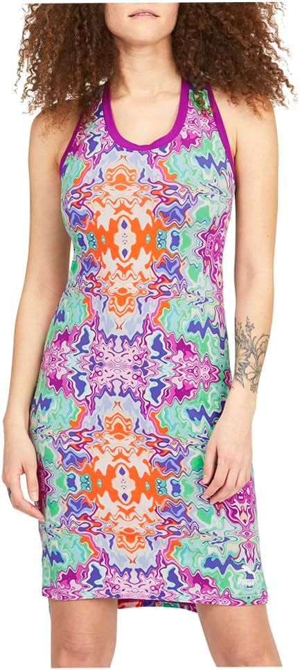 PUMA Womens Hypnotize Graphic Sleeveless Mini Dress Casual Casual - Multi