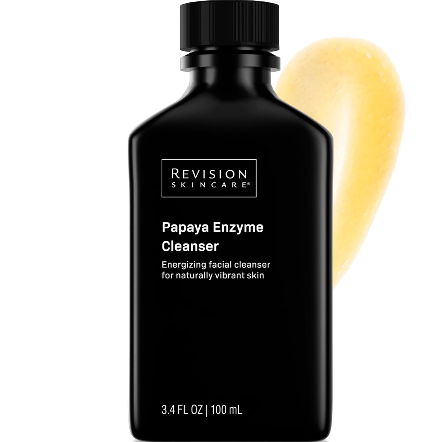 Revision Skincare Papaya Enzyme Cleanser, Energizing Facial Cleanser with Salicylic Acid, Soothing and Exfoliating